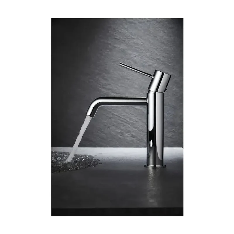 Grifo monomando para lavabo en latón con cartucho de 25 mm y acabado cromo Monza de Imex