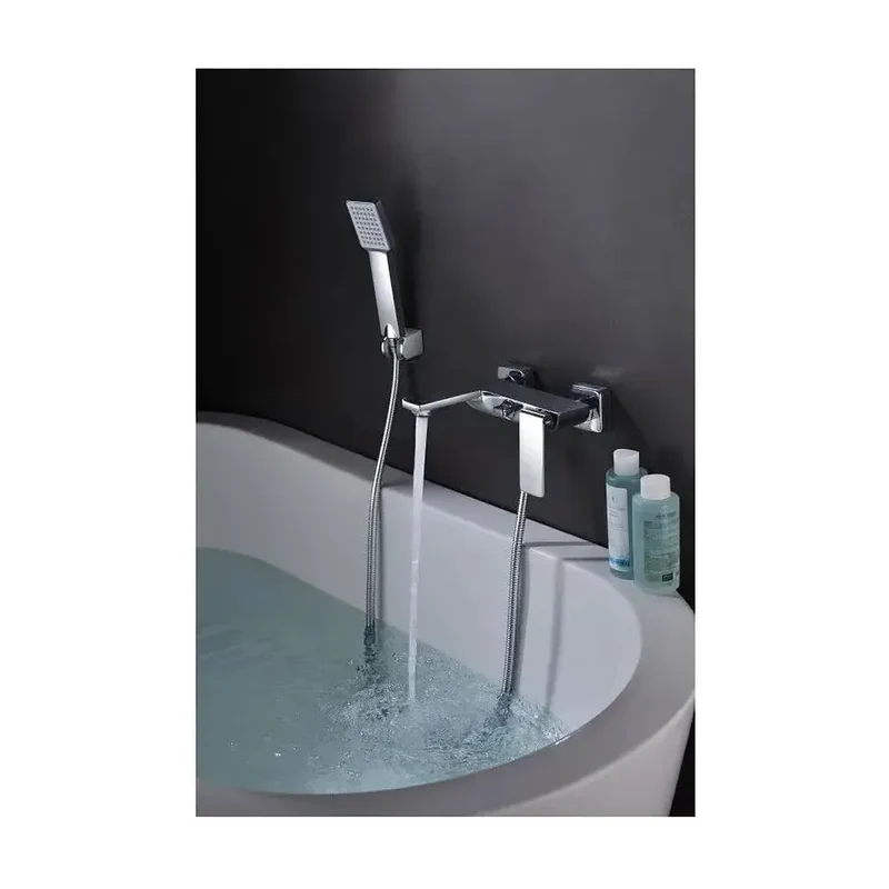 Grifo monomando empotrable para bañera o ducha fabricado en latón de acabado cromado Fiyi de Imex