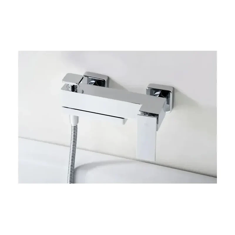 Grifería monomando de bañera y ducha hecha de latón con acabado cromado Pisa de Imex
