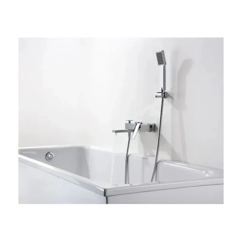 Grifería monomando de bañera y ducha hecha de latón con acabado cromado Pisa de Imex
