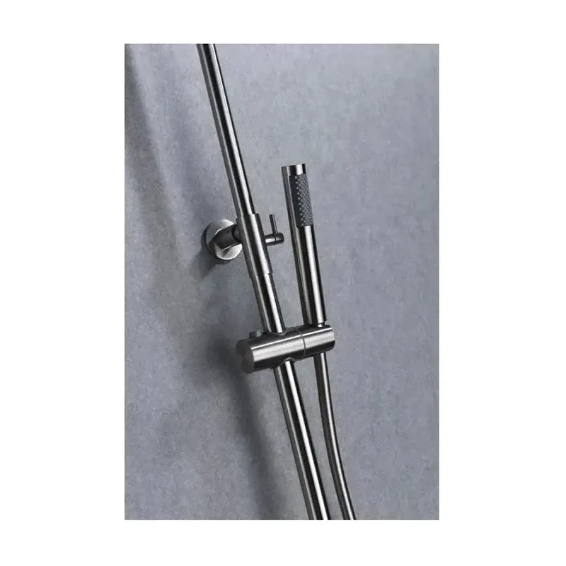 Conjunto de ducha termostática fabricada en acero inoxidable con un acabado cromado Moscu de Imex