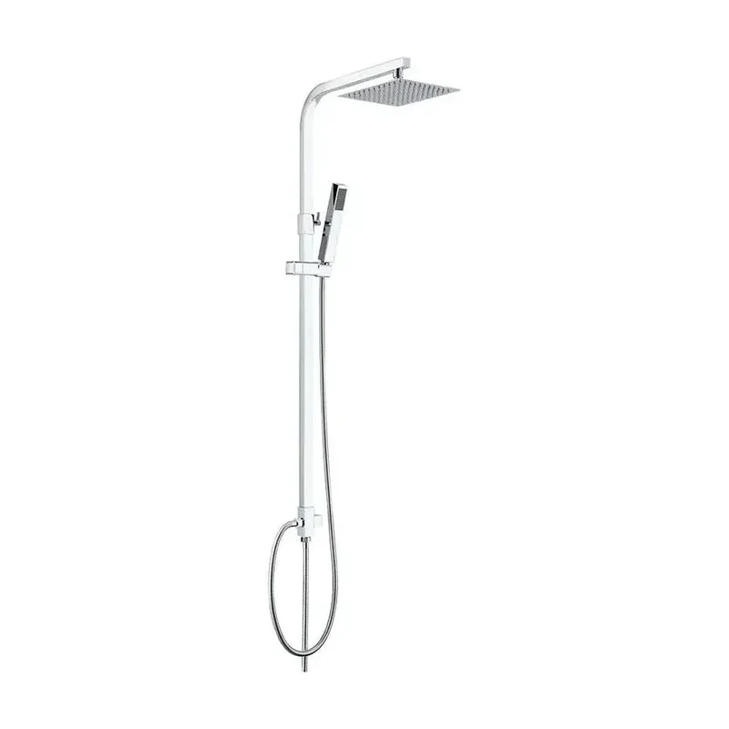 Columna monocomando para ducha con un diseño moderno de acabado cromado Minsk de Imex