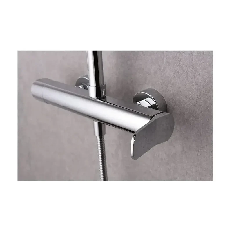 Columna para ducha con una barra extensible hasta los 125 cm de acabado cromado Dinamarca de Imex