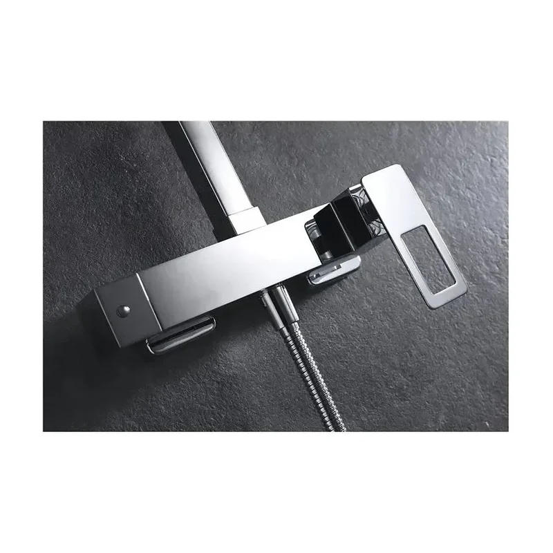 Columna de ducha con una barra de acero inoxidable de acabado cromado Suecia de Imex