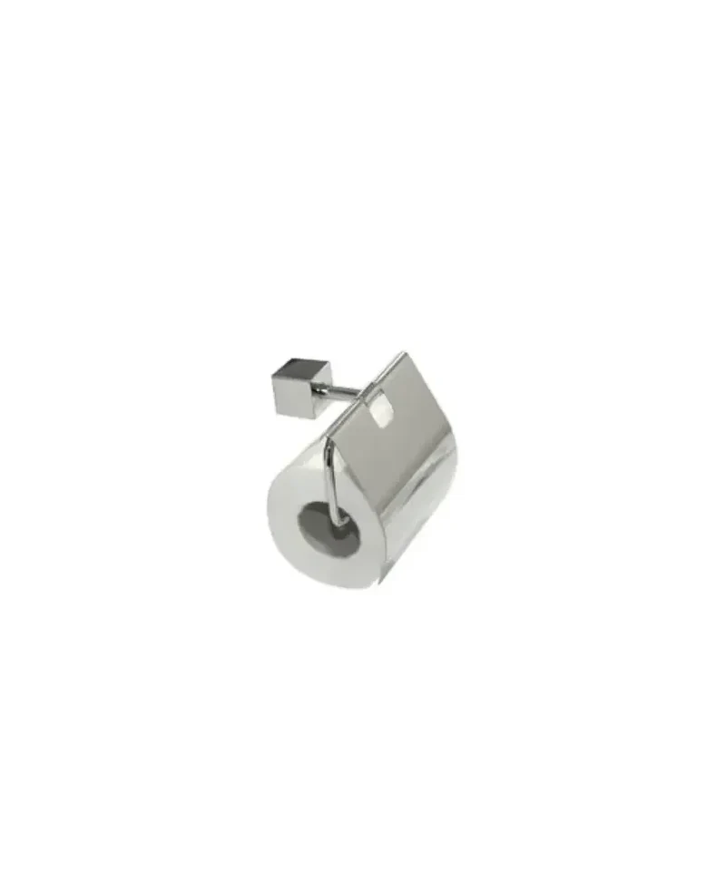 Portarrollos de acero con acabado cromado moderno CURVE de Aquore