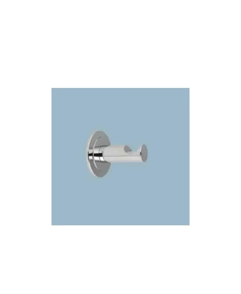 Percha de baño de acero inoxidable de acabado brillo con adhesivo FOCUS de Aquore