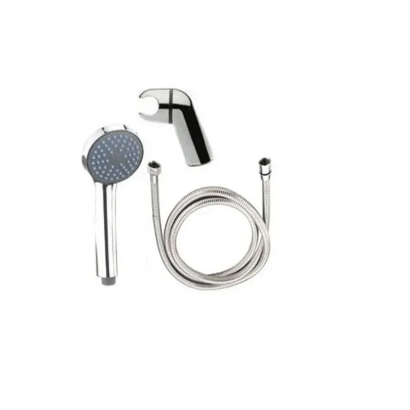 Grifo monomando de ducha cromado de latón con set incluido Base de Aquore