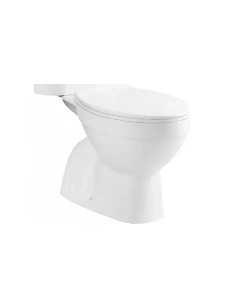 Taza de inodoro de acabado blanco brillo y salida vertical NEW BOLONIA de Aquore