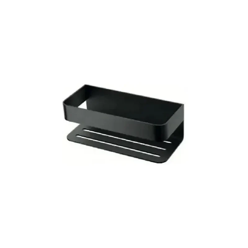Jabonera frontal con un diseño elegante combinada en color negro mate Mayura de Imex