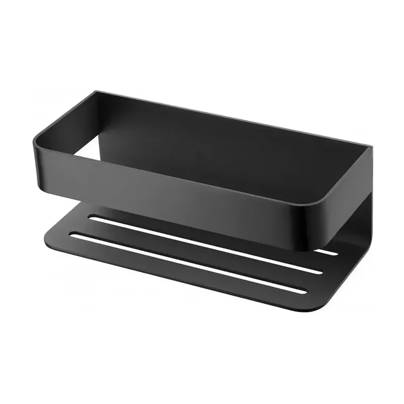 Jabonera frontal rectangular con un diseño elegante fabricada en acero inoxidable Mayura de Imex
