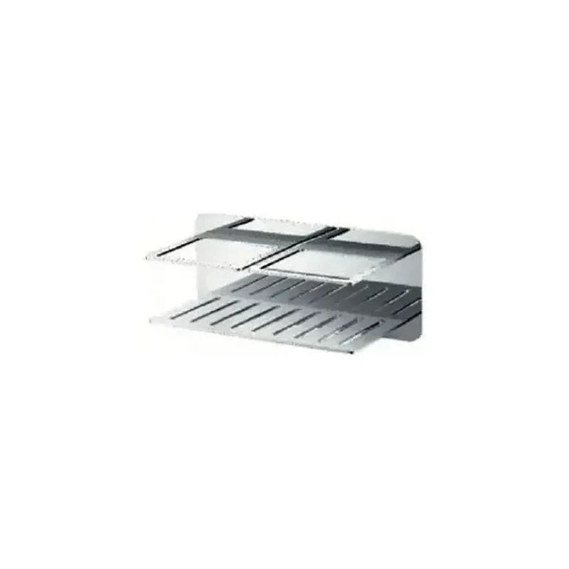 Jabonera frontal con diseño elegante de acero s304 con acabado cromado Iman de Imex