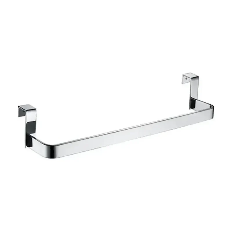 Toallero de barra rectangular de 36 cm para mueble de baño con un acabado cromado de Imex