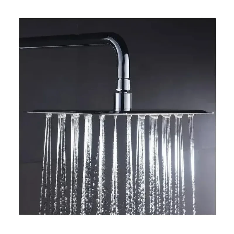 Conjunto de ducha termostática para pared de diseño moderno con un acabado cromado Kent de Imex