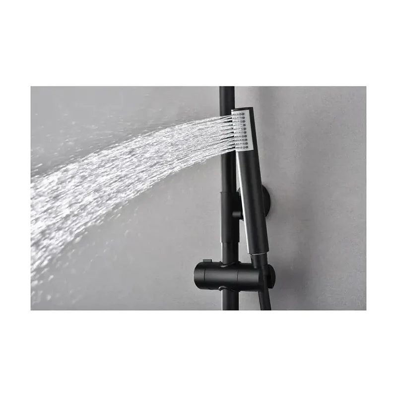 Columna de ducha termostática acero inoxidable Imex