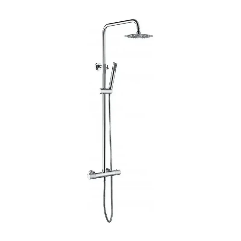 Columna de ducha termostática con una barra extensible hasta los 132 cm Line de Imex