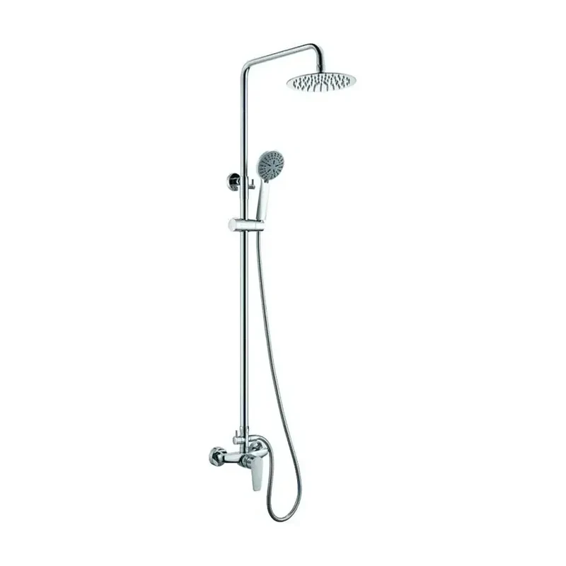 Columna extensible para ducha con un diseño moderno de acabado cromado Teide de Imex