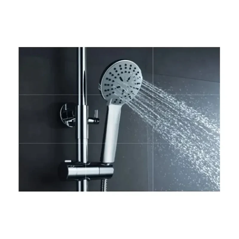 Columna extensible para ducha con un diseño moderno de acabado cromado Teide de Imex