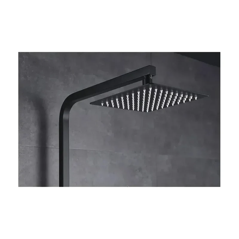 Columna de ducha con una barra de acero inoxidable de acabado negro mate Suecia de Imex