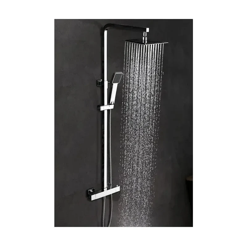 Columna termostática para ducha con un grifo integrado fabricado en latón Vigo de Imex