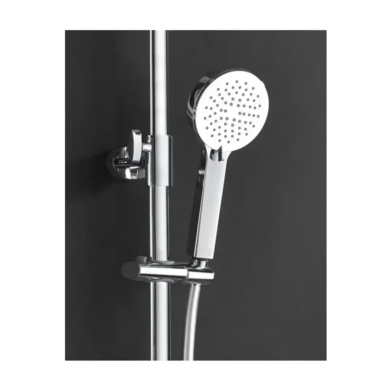 Columna de ducha con grifo termostático fabricado en latón de acabado cromado Praga de Imex