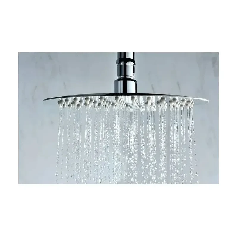 Columna de ducha extensible 95-137 cm de acero inoxidable con rociador redondo Roma de Imex