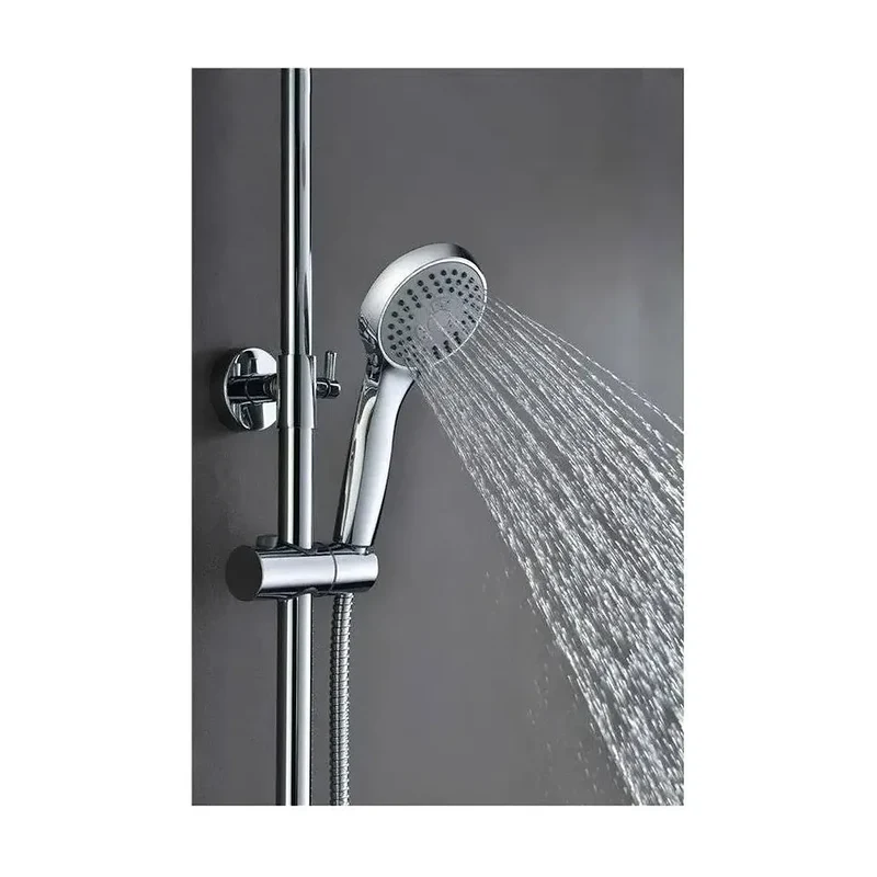Columna de ducha con grifo termostático de diseño moderno con un acabado cromado Londres de Imex