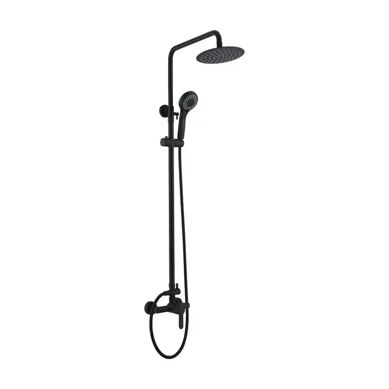 Barra de ducha Imex Roma | Extensible | Negro mate