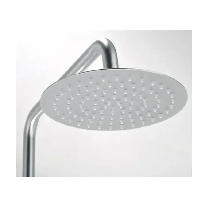 Barra de ducha monomando fabricada en acero inoxidable con acabado satinado Delos de Imex