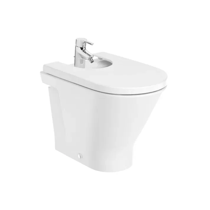 Roca The Gap A3570N7000 – Bidé Adosado a Pared, Blanco, 40 cm