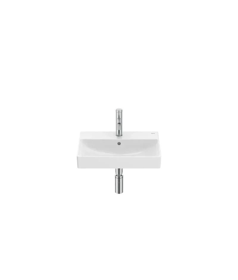 Roca Ona A32768E000 – Lavabo Mural Compacto, Blanco, 50 cm