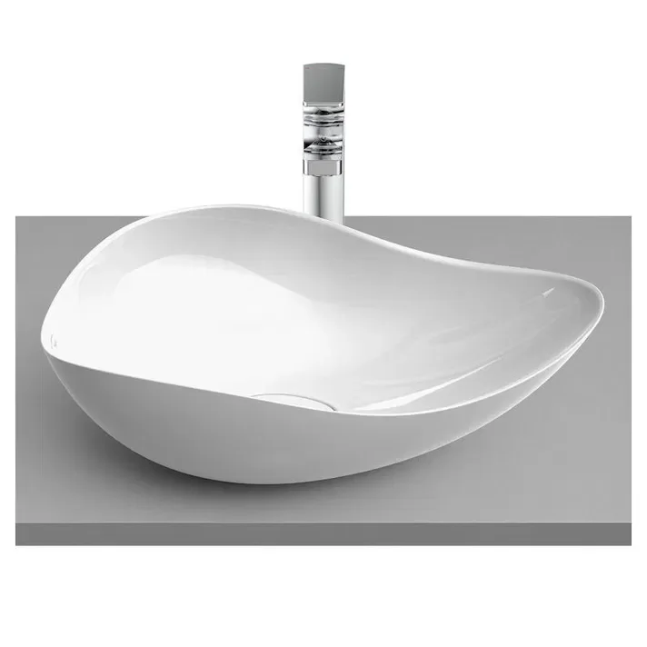 Roca Ohtake A327A13000 – Lavabo Sobre Encimera, Blanco