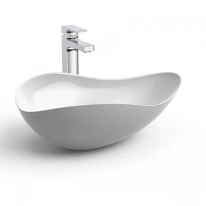 Roca Ohtake A327A13000 – Lavabo Sobre Encimera, Blanco