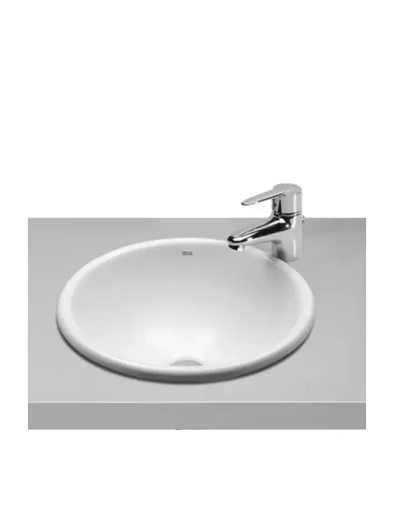 Roca Foro A327880000 – Lavabo Sobre Encimera, Blanco, 36 cm