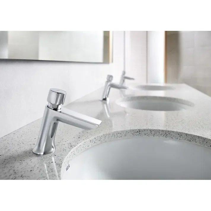Roca Instant A5A3177C00 – Grifo de Lavabo, Temporizado, Cromado