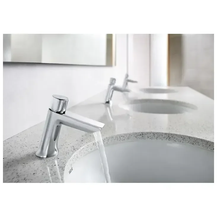 Roca Instant A5A3177C00 – Grifo de Lavabo, Temporizado, Cromado
