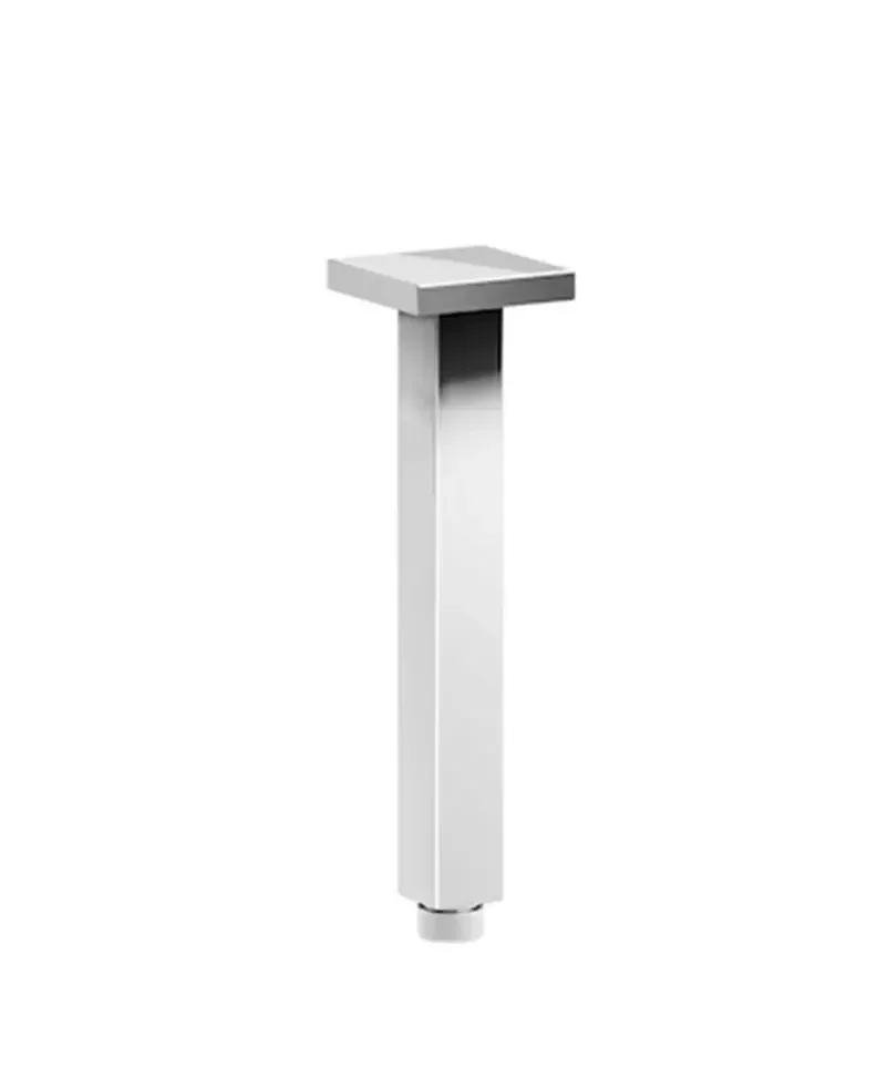 Soporte para rociador de techo de 10 cm fabricado en latón con acabado en cromo Raindream Roca