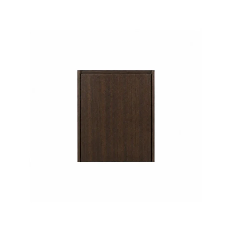Mueble auxiliar de baño de Krabi – madera de chapa de humo | Armario de almacenamiento para toallas