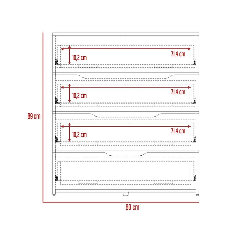 Combo para Habitación, Salva, Incluye Organizador y Espejo