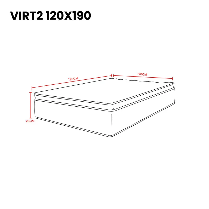 Combo para Habitación Chicago, Incluye Colchón y Almohada