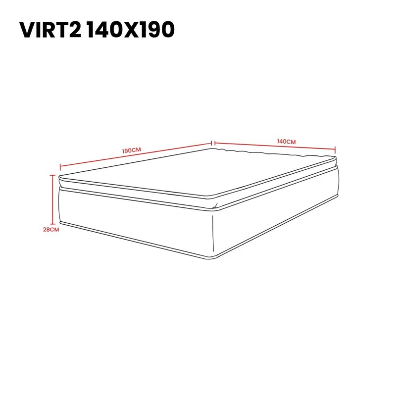 Combo para Habitación Fenix, Incluye Cama Doble y Colchón