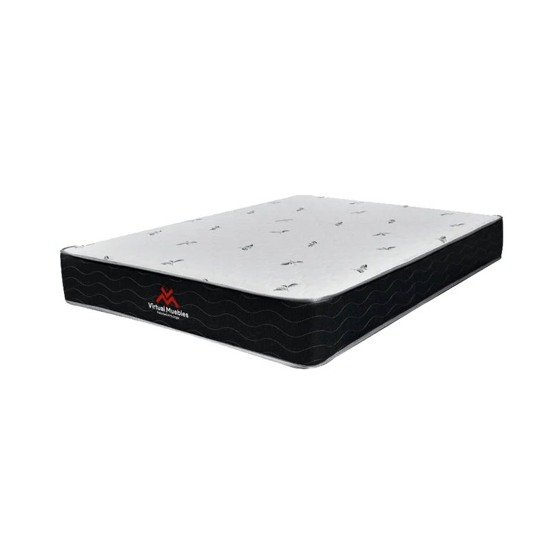 Combo Omega de Cama y Colchón Semidoble para Habitación con Protector