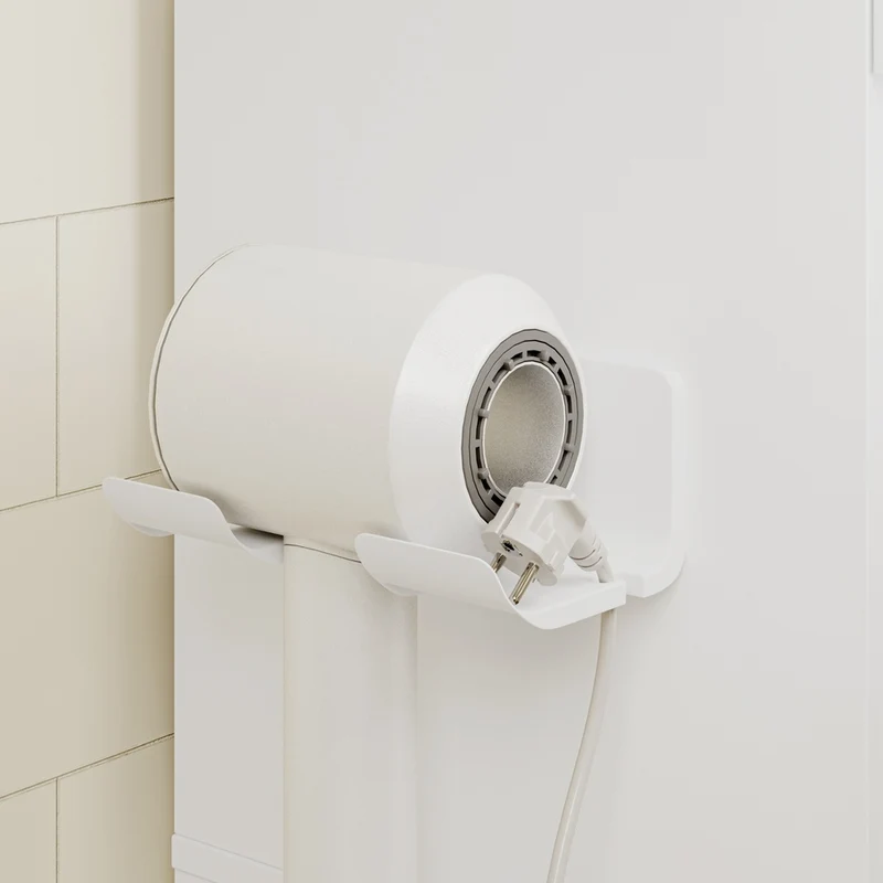 SoBuy BZR240-E-W Mueble Columna de Baño Alto y Estrecho Blanco 30x30x180.5 cm