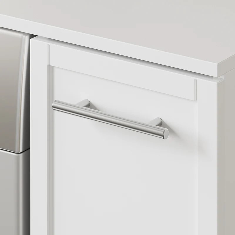 SoBuy BZR229-W Mueble lavadora y secadora con puerta Armario para lavadora con cajón Blanco