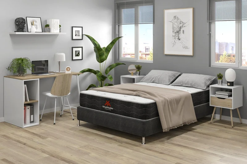 Combo Cain de Cama y Colchón Doble para Habitación