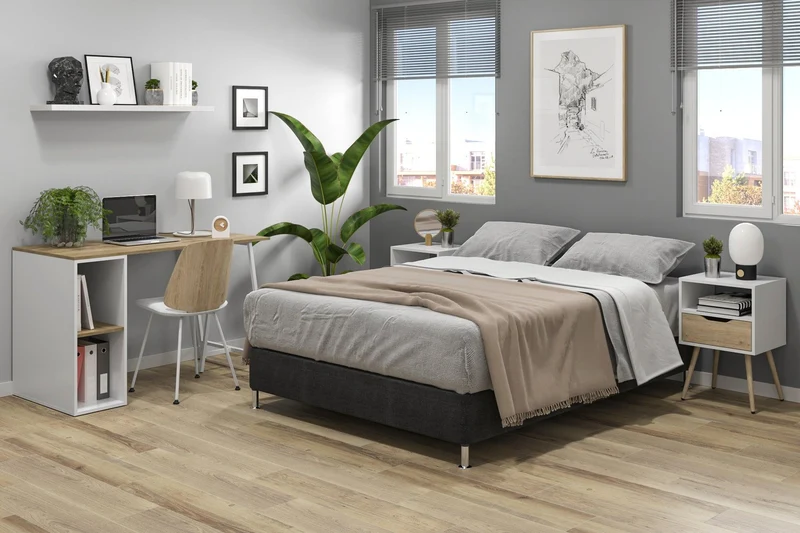 Combo Cain de Cama y Colchón Doble para Habitación