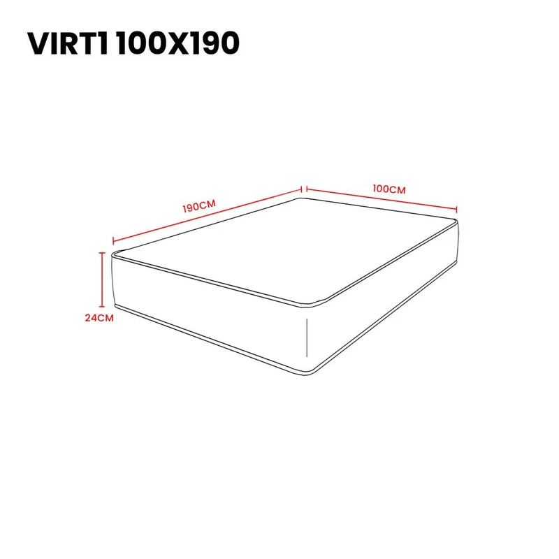 Combo Bentor de Cama y Colchón Sencillo para Habitación