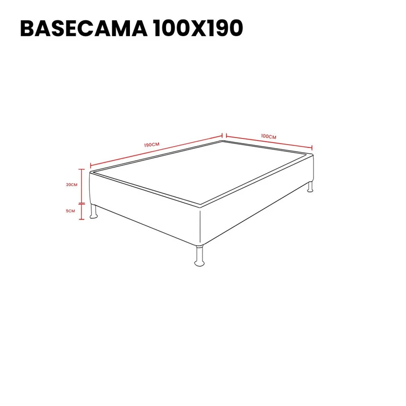 Combo Bentor de Cama y Colchón Sencillo para Habitación