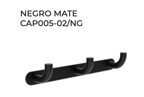 Percha Triple Pure – Accesorios de Baño con Acabados Premium | Medimex