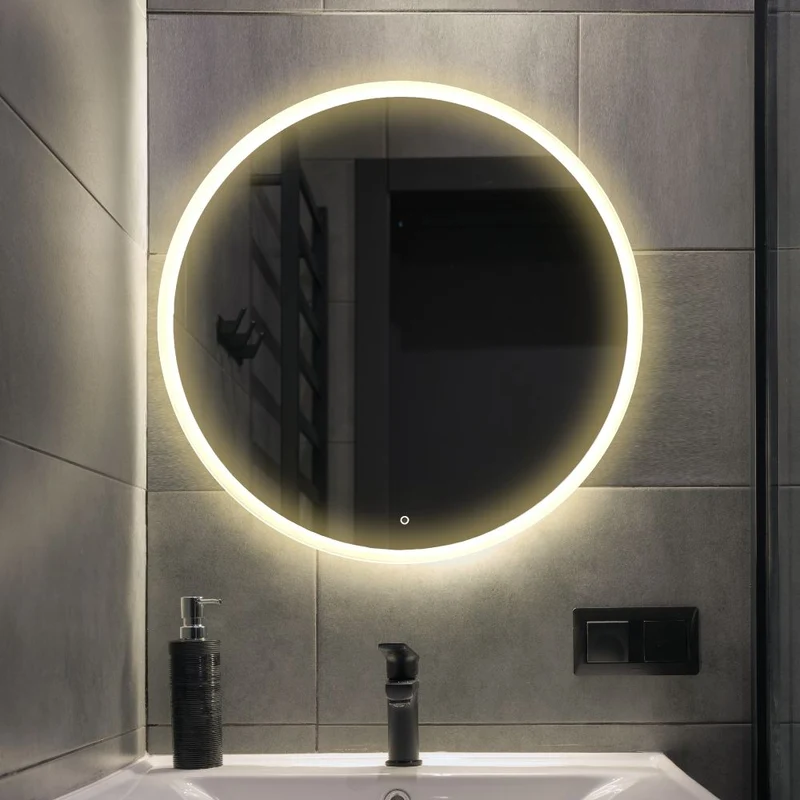 Round LED mirror with front lighting Ø 1000mm