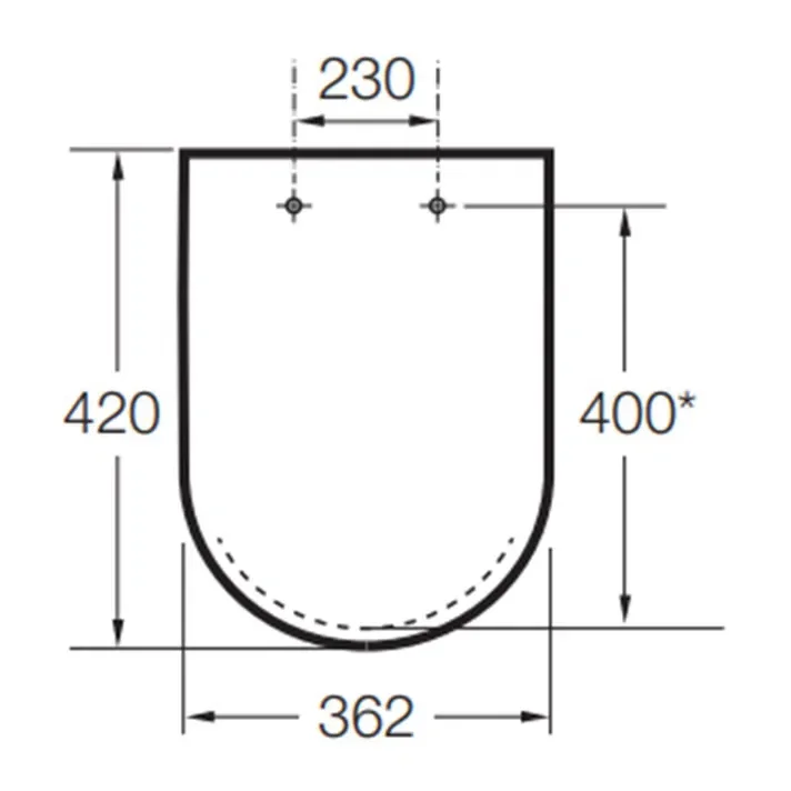 Roca Meridian A8012AC00B – Tapa WC, Cierre Amortiguado, Antibacteriana, Bisagras Acero Inoxidable